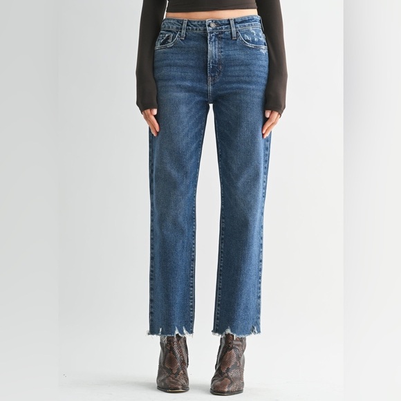 Just Black Vintage Straight Leg Jeans Size 31 - Picture 1 of 10